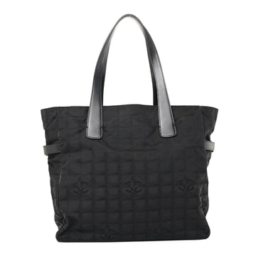 Nylon Large Travel Tote Black