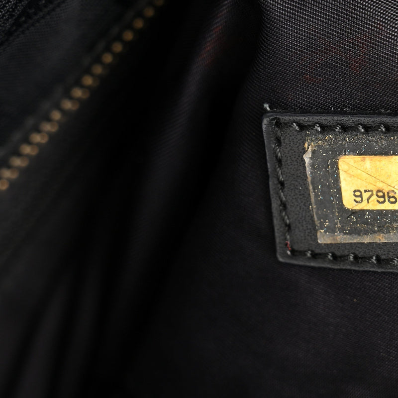 Nylon Large Travel Tote Black