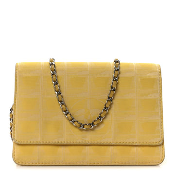Nylon Travel Wallet On Chain Woc Yellow