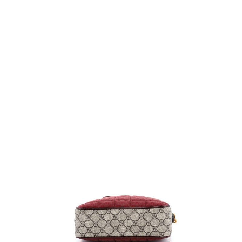 Zip Crossbody Bag Gg Coated Canvas And