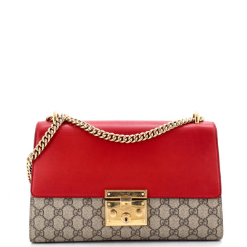Gucci Padlock Shoulder Bag Gg Coated