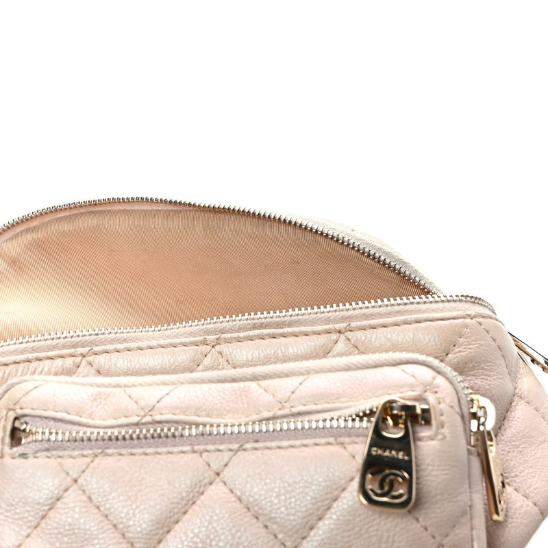 Iridescent Calfskin Quilted All About