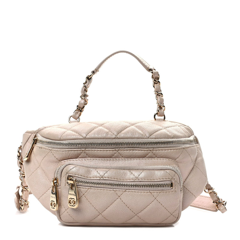 Iridescent Calfskin Quilted All About