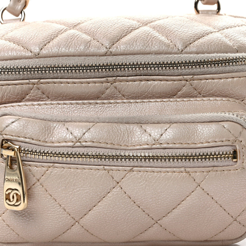 Iridescent Calfskin Quilted All About