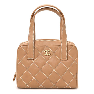 Calfskin Wild Stitch Small Vertical Top