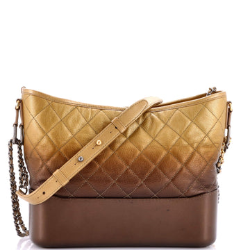 Gabrielle Hobo Quilted Ombre Goatskin