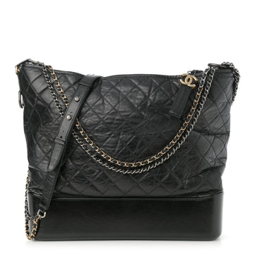 Aged Calfskin Quilted Maxi Gabrielle