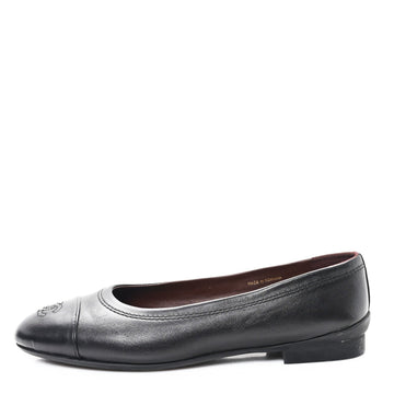 Lambskin Cap Toe Cc Uniform Ballerina