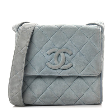 Chanel Suede Small Messenger Flap Light
