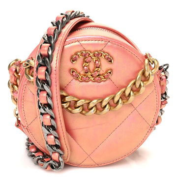 Iridescent Calfskin Quilted Chanel 19