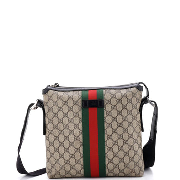 Web Messenger Bag Gg Coated Canvas