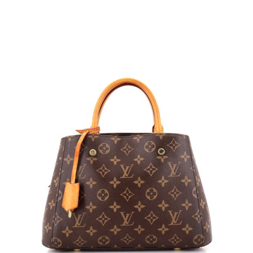 Louis Vuitton Montaigne Handbag Canvas