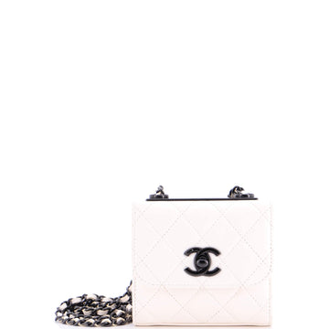 Trendy Cc Clutch With Chain Quilted