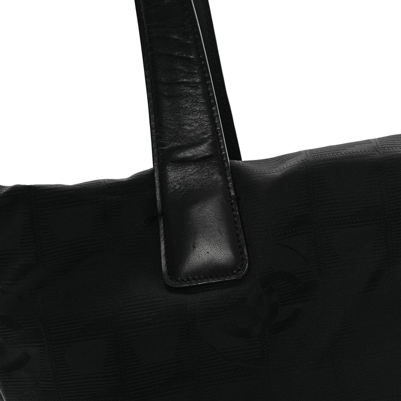 Nylon Medium Travel Tote Black