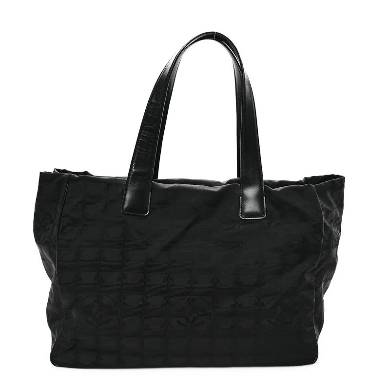 Nylon Medium Travel Tote Black