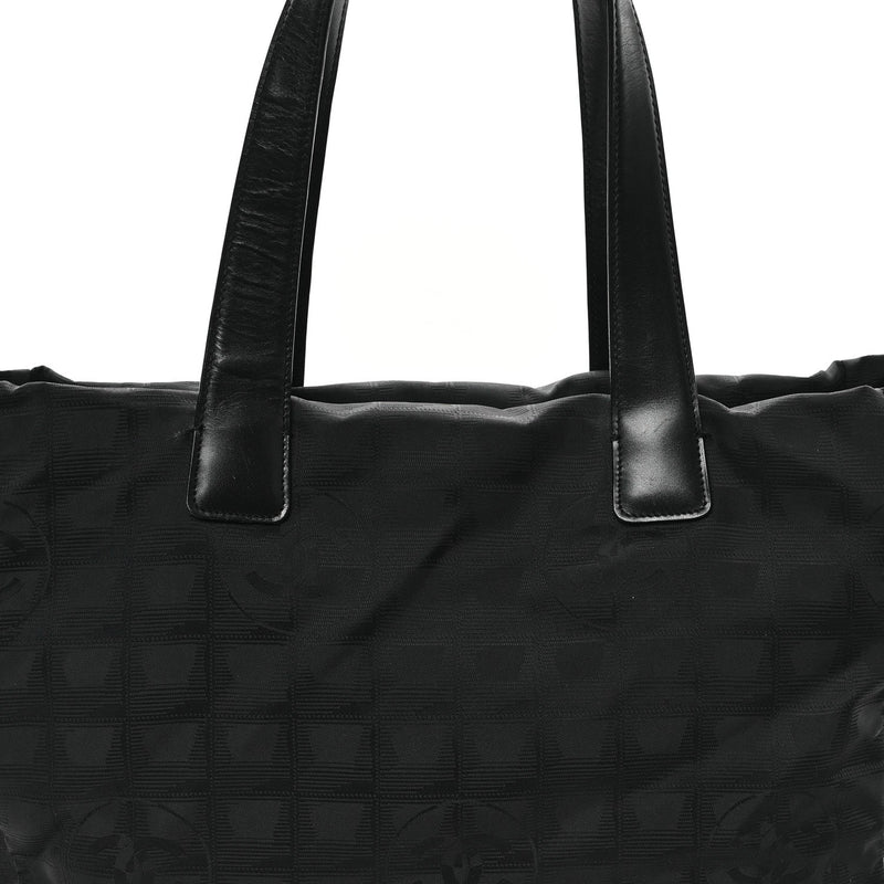 Nylon Medium Travel Tote Black