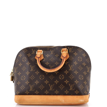Louis Vuitton Alma Handbag Canvas Pm