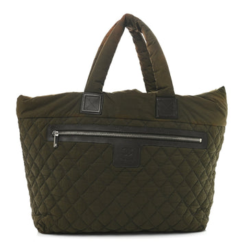 Nylon Quilted Large Coco Cocoon Shopping
