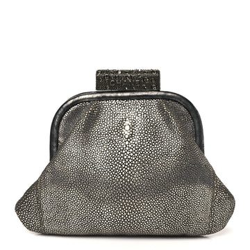 Stingray Degrade Frame Clutch Silver