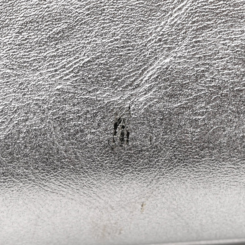 Metallic Aged Calfskin Quilted Medium