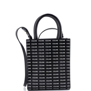 Vertical Cabas Tote All Over Logo Print
