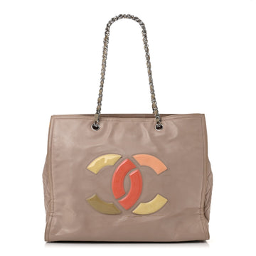 Chanel Vinyl Large Lipstick Tote Dark