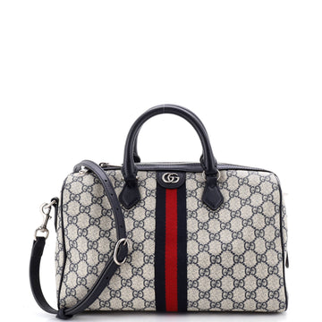 Ophidia Convertible Boston Bag Gg Coated