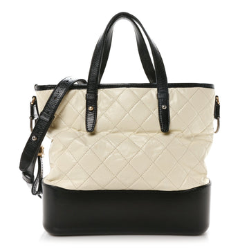 Aged Calfskin Quilted Medium Gabrielle
