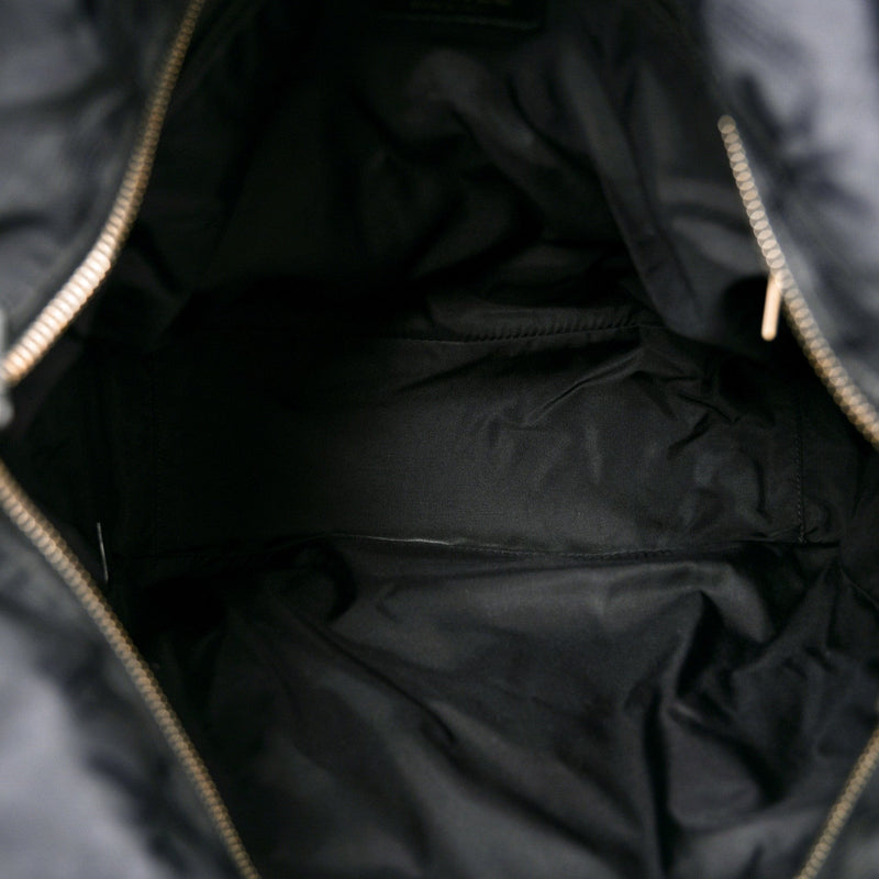 Nylon Large Travel Tote Black