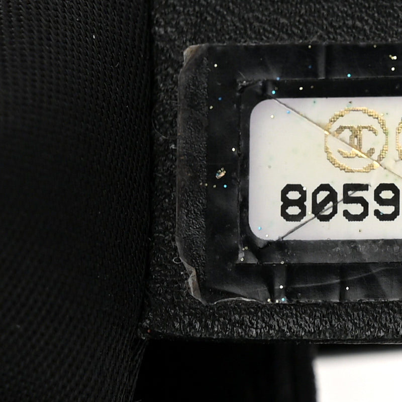 Nylon Large Travel Tote Black