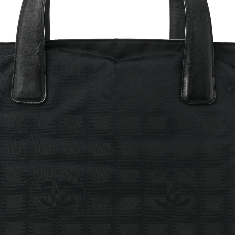 Nylon Large Travel Tote Black