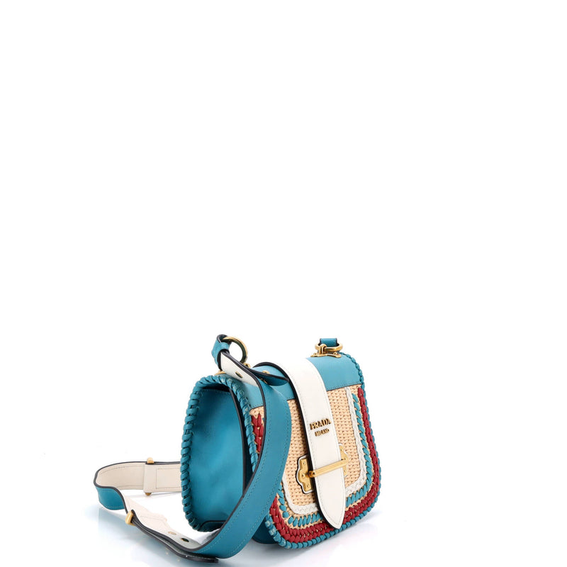 Prada Cahier Rounded Crossbody Bag