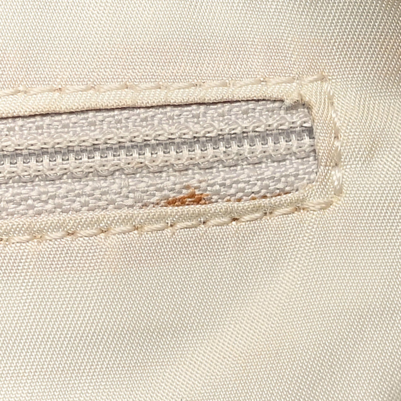 Metallic Nylon Travel Tote Silver