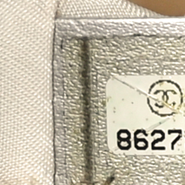 Metallic Nylon Travel Tote Silver