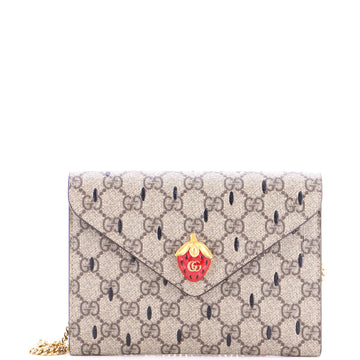 Strawberry Wallet On Chain Printed Gg