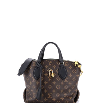 Flower Zipped Tote Canvas Pm