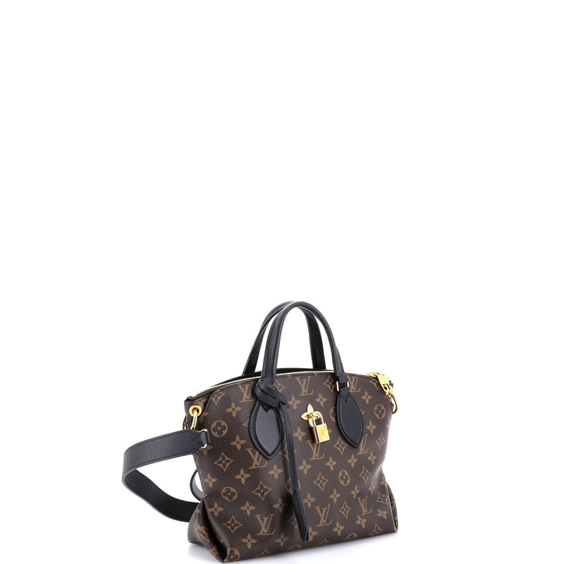 Flower Zipped Tote Canvas Pm