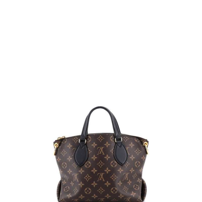 Flower Zipped Tote Canvas Pm