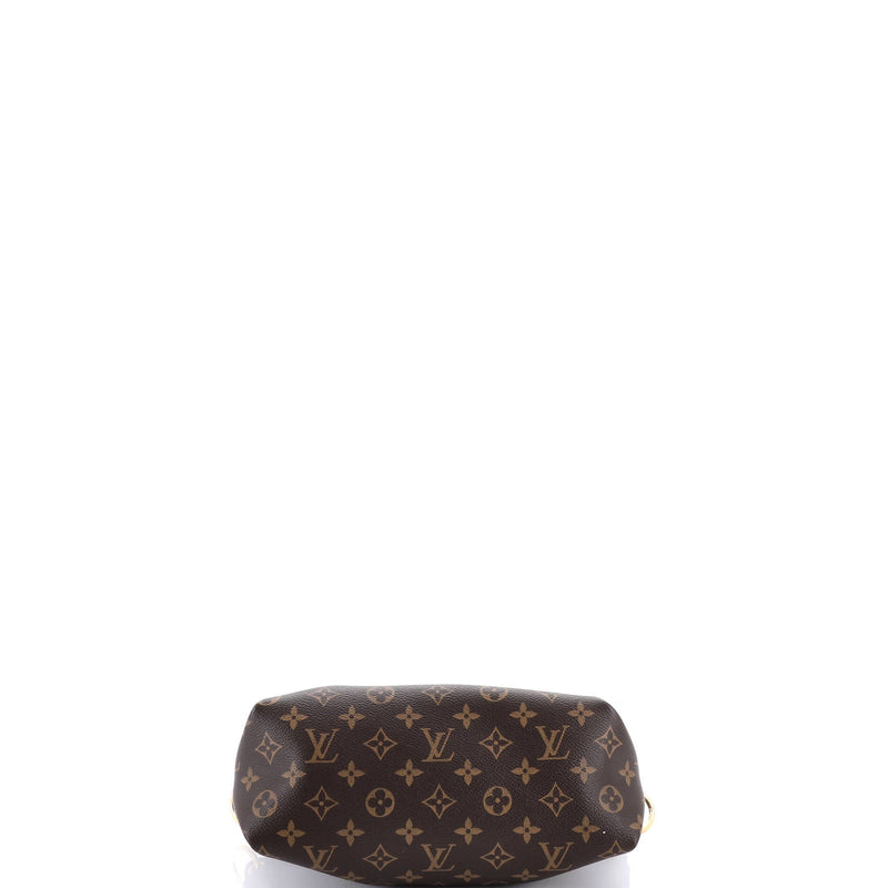 Flower Zipped Tote Canvas Pm