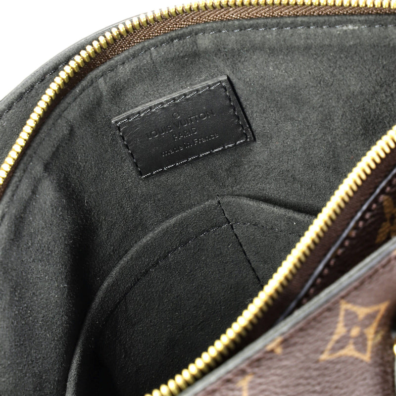 Flower Zipped Tote Canvas Pm