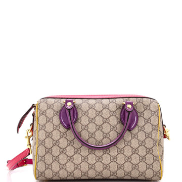 Convertible Boston Bag Gg Coated Canvas