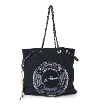 Canvas Quilted La Pausa Large Shopping