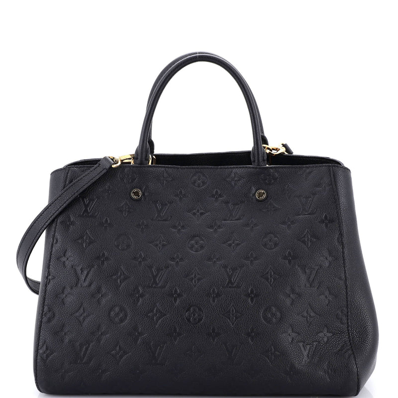 Montaigne Handbag Empreinte Leather Gm