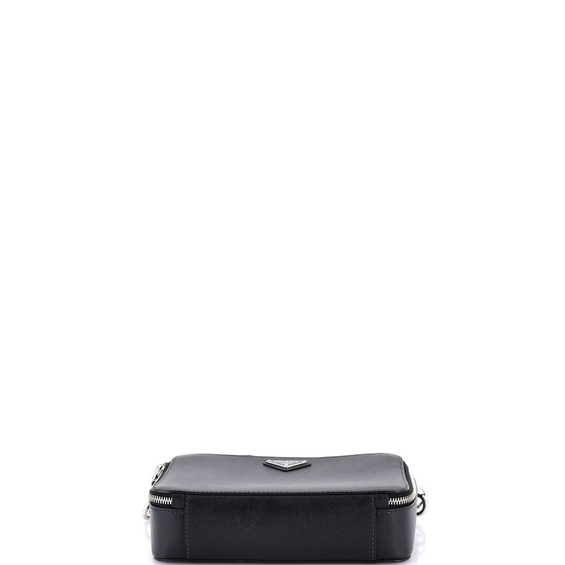 Brique Crossbody Bag Saffiano Leather