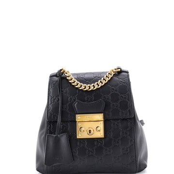 Padlock Backpack Guccissima Leather Mini