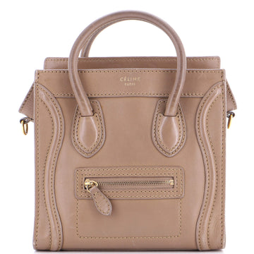 Celine Luggage Bag Smooth Leather Nano