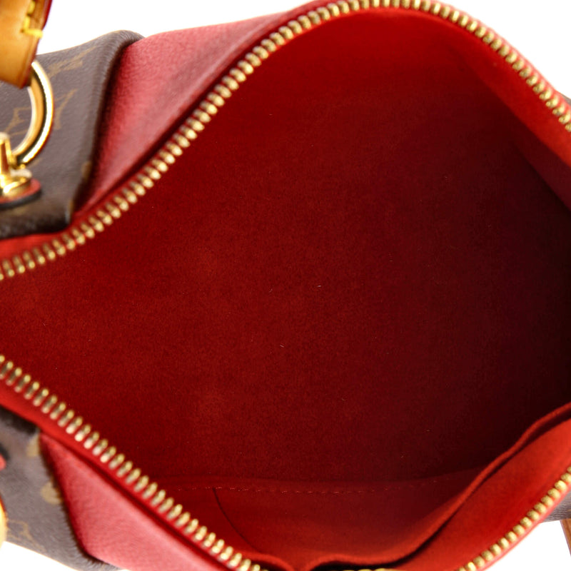 V Tote Canvas And Leather Bb