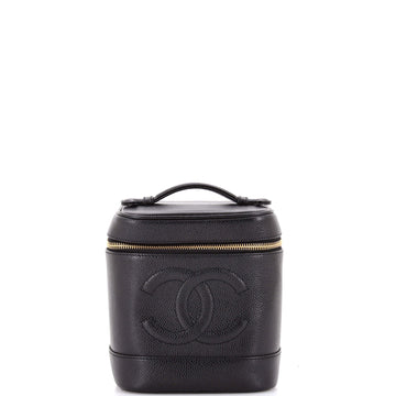 Vintage Timeless Cosmetic Case Caviar