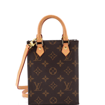 Louis Vuitton Petit Sac Plat Bag Canvas