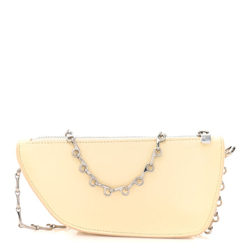 Calfskin Micro Shield Sling Bag Pearl